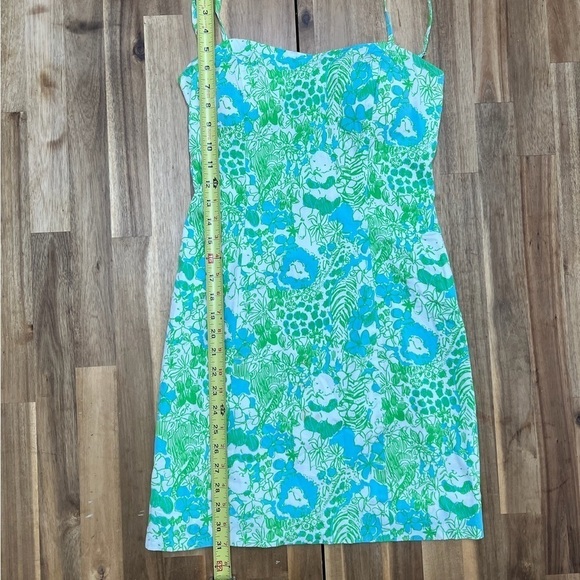 Lilly Pulitzer McCallum It’s a Zoo Fitted Open Back with Tie Animal Print Sz 00 - Picture 10 of 11